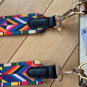 Guitar style Adjustable mixed color Wide adjustable crossbody strap